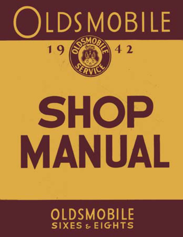 1942 Oldsmobile Six Eight Shop Service Repair Manual
