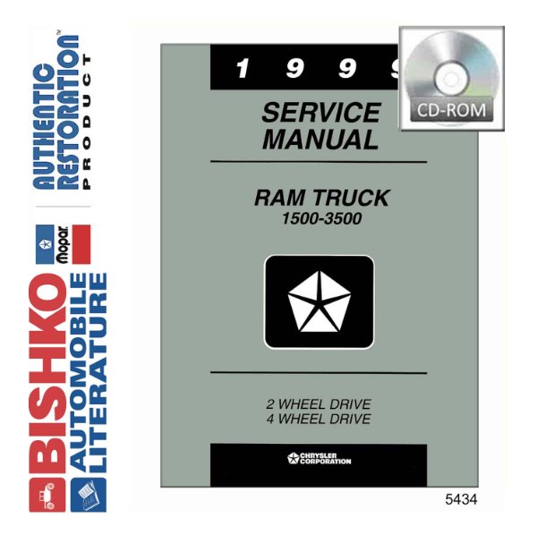1999 Dodge 1500-3500 Ram Truck Factory Shop Service Manual