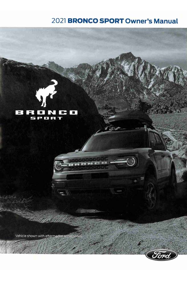 2021 Ford Bronco Sport Owner's Manual