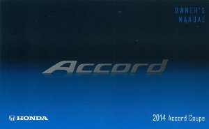 2014 Honda Accord Coupe Owner's Manual