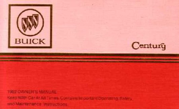 1982 Buick Century Owner's Manual