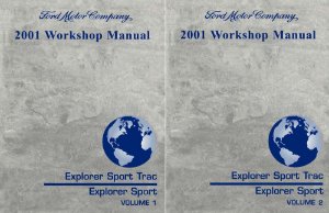 2001 Ford Truck Explorer Sport, Explorer Sport Trac Factory Shop Service Manual