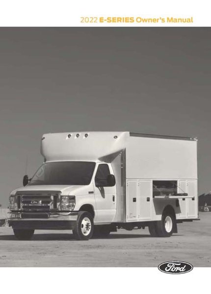 2022 Ford E-150, E-250, E-350, E-450 Owner's Manual