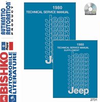 1980 JEEP Body, Chassis & Electrical Repair Shop Manual sample image