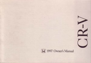 1997 Honda CR-V Owner's Manual
