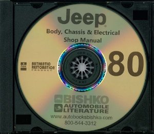 1980 Jeep All Models Factory Shop Service Manual