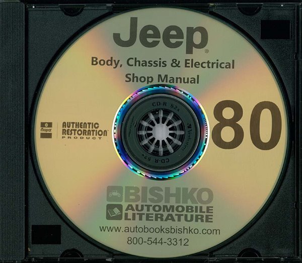 1980 Jeep All Models Factory Shop Service Manual
