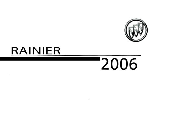 2006 Buick Ranier Owner's Manual