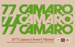 1977 Chevrolet Camaro Owner's Manual