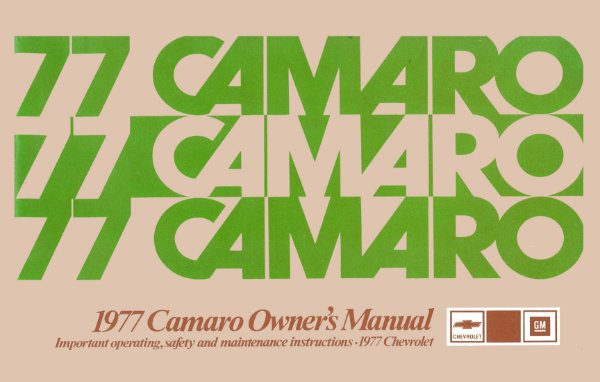 1977 Chevrolet Camaro Owner's Manual