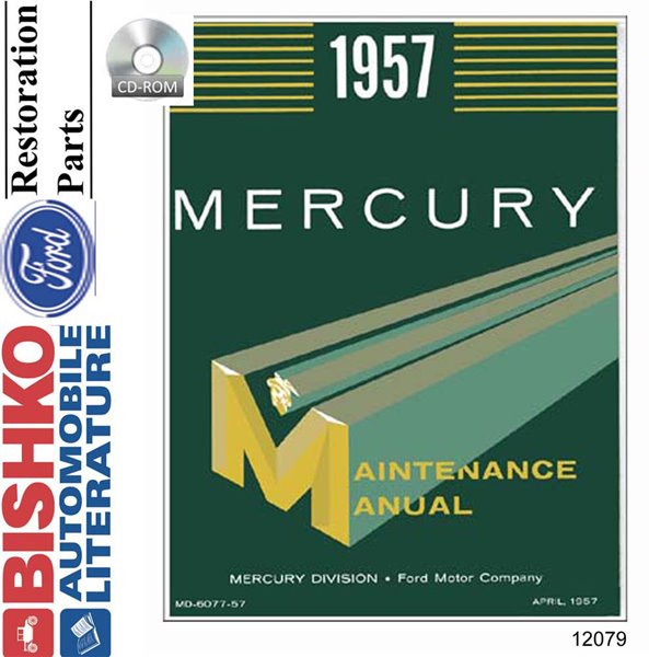 1957 Mercury Mercury Factory Shop Service Manual