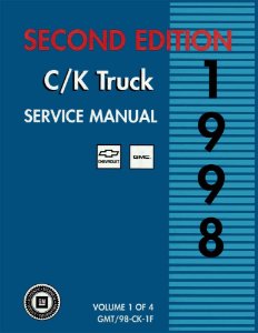 1998 Chevrolet Truck Lt Duty C/K Factory Shop Service Manual