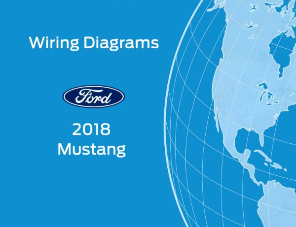 2018 Ford Mustang Wiring Diagrams Manual