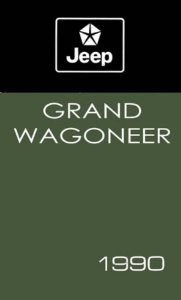 1990 Jeep Grand Wagoneer Owner's Manual