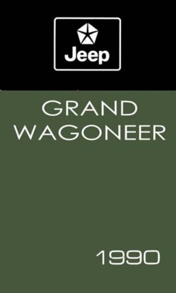 1990 Jeep Grand Wagoneer Owner's Manual
