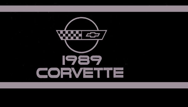 1989 Chevrolet Corvette Owner's Manual