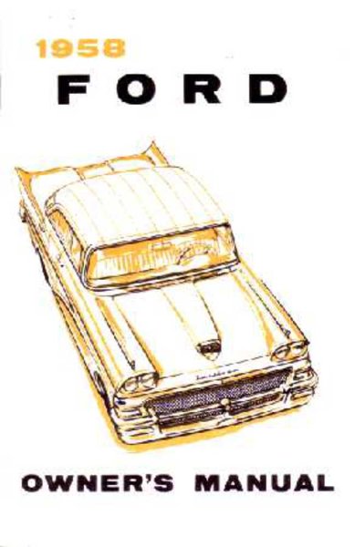 1958 Ford Fairlane Owner's Manual