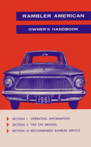 1961 AMC American Owner's Manual