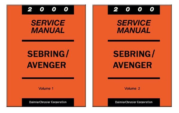 2000 Chrysler Avenger, Sebring Factory Shop Service Manual