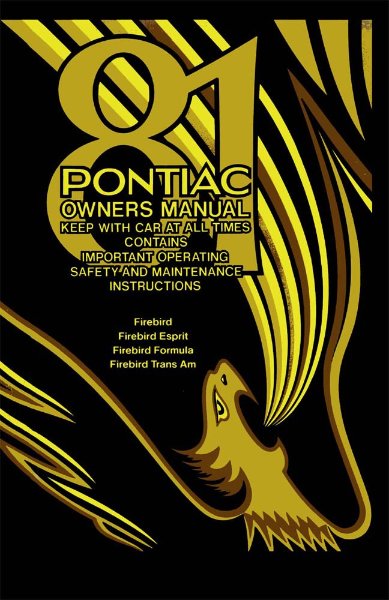 1981 Pontiac Firebird Owner's Manual