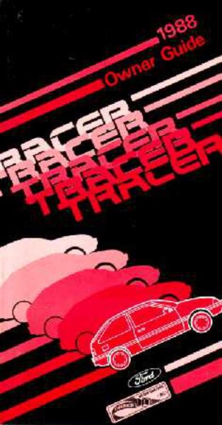 1988 Mercury Tracer Owner's Manual