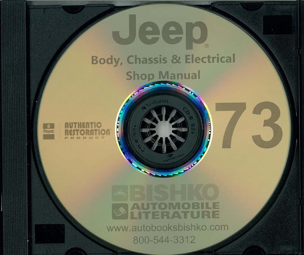 1973 JEEP Body, Chassis & Electrical Service Manual