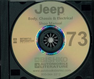 1973 Jeep All Models Factory Shop Service Manual