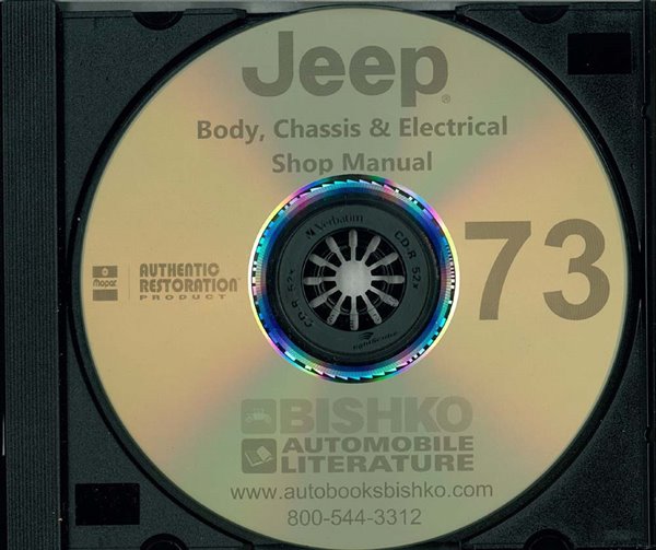 1973 Jeep All Models Factory Shop Service Manual