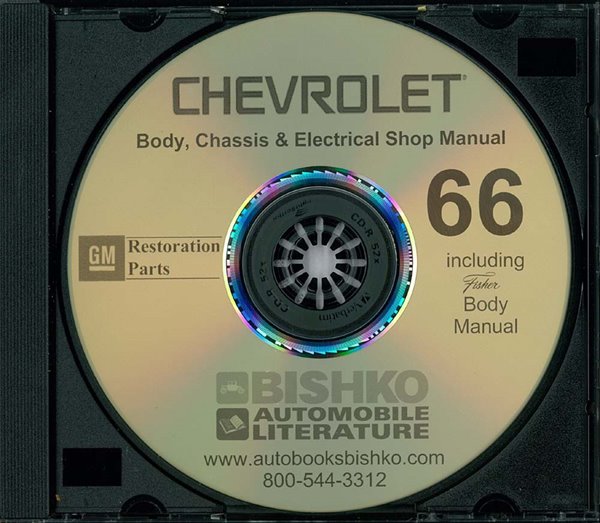1966 Chevrolet All Models Fisher Body Factory Shop Service Manual