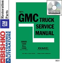 1971 GMC 1500-3500 TRUCK Body, Chassis & Electrical Service Manual