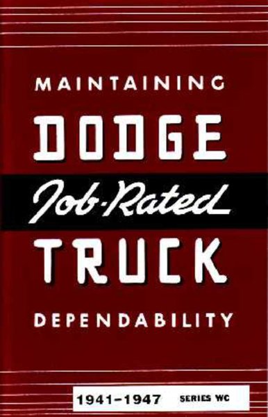 1941–1947 Dodge WC Owner's Manual