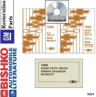 1988 Chevy GMC 10-35 Pickup Truck Shop Service Repair Manual PDF Engine Wiring sample image