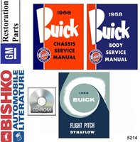 1958 BUICK Body, Chassis & Electrical Service Manual sample image