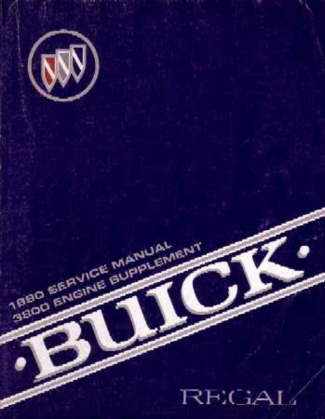 1990 Buick Regal 3800 Engine Factory Shop Service Manual