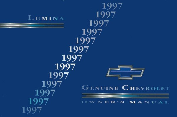 1997 Chevrolet Lumina Owner's Manual