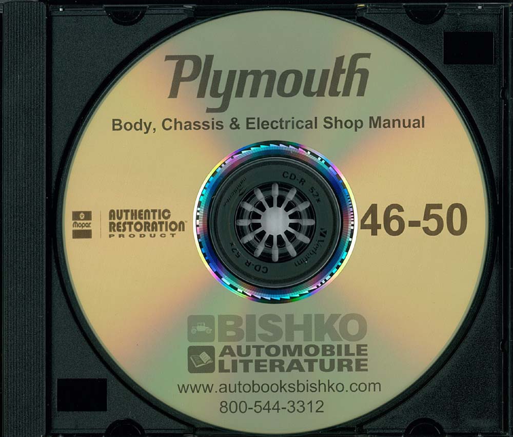 1946-50 PLYMOUTH Body, Chassis & Electrical Repair Shop Manual