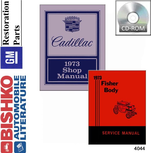 1973 Cadillac ALL MODELS FISHER BODY Factory Shop Service Manual