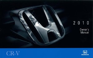 2010 Honda CR-V Owner's Manual