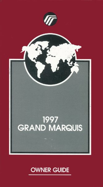 1997 Mercury Grand Marquis Owner's Manual