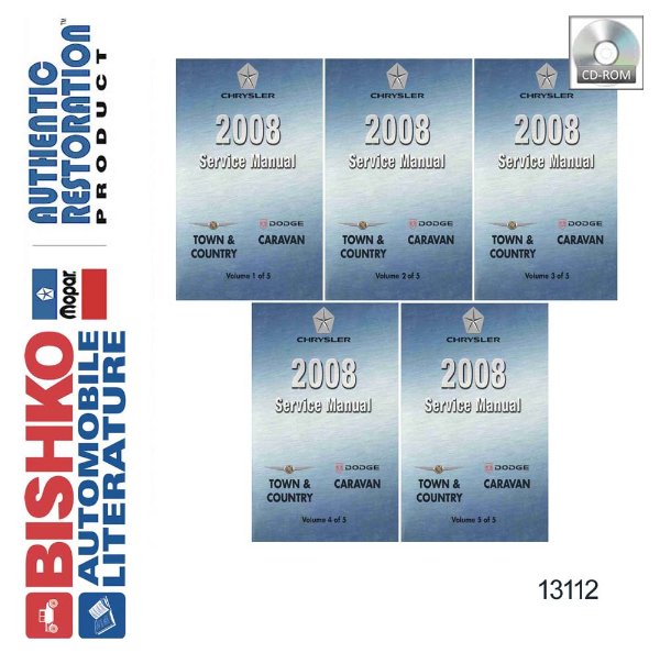 2008 Dodge Town & Country, Caravan Factory Shop Service Manual