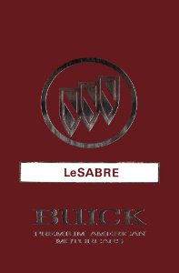 1991 Buick Le Sabre Owner's Manual