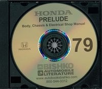 1979 HONDA PRELUDE Body, Chassis & Electrical Service Manual
