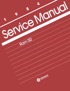 1984 Dodge Ram 50 Truck Factory Shop Service Manual