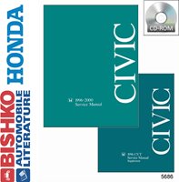 1996-2000 HONDA CIVIC Body, Chassis & Electrical Service Manual w/CVT Supplement sample image