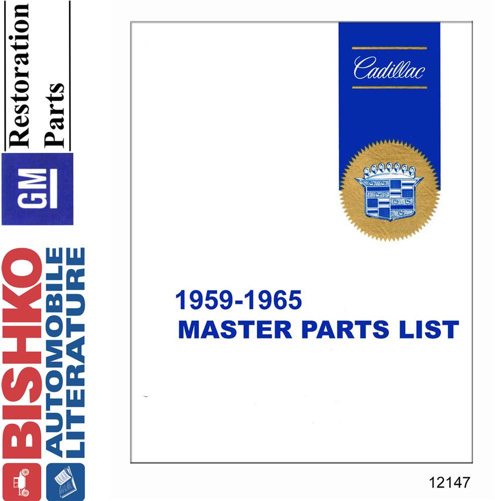 1959 1960 1961 1962 1963 1964 1965 Cadillac Parts Numbers List PDF Guide