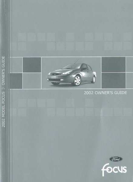 2002 Ford Focus Owner's Manual