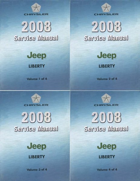 2008 Jeep Liberty Factory Shop Service Manual