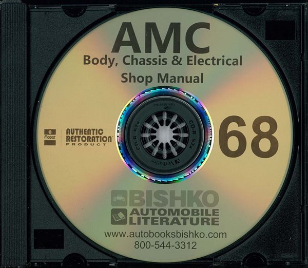 1968 AMC ALL MODELS WAMX SUPP Factory Shop Service Manual