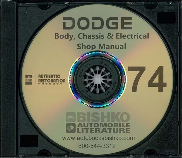 1974 Dodge All Models Factory Shop Service Manual