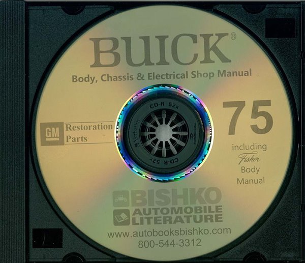1975 Buick ALL MODELS FISHER BODY Factory Shop Service Manual